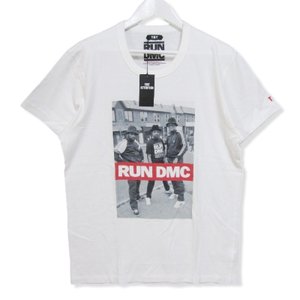 未使用 半袖Tシャツ RUNDMC コラボ 白 XL タグ付き メンズ