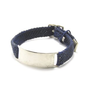 IDプレート HAND WOVEN 
ID BRACELET 