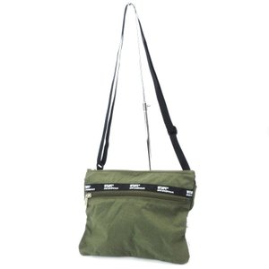 サコッシュ SLING BAG. NYLON スリングバッグ ショルダーバッグ オリーブ バッグ 鞄 中古