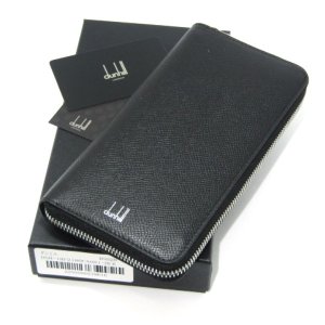 dunhill ダンヒル 長財布 CADOGAN カドガン ラウンドファスナー 18F2180CA001 ブラック 黒 レザー 革