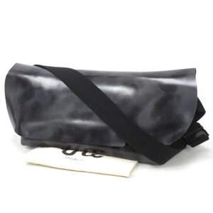 メッセンジャーバッグ MESSENGER BAG M ショルダーバッグ レザー 一枚革 ASH アッシュ グレー バッグ