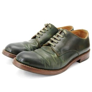 プレーントゥ 2100 コードバン CORDOVAN PLAIN TOE OXFORD SHOES オックスフォード グリーン 緑 2 箱付