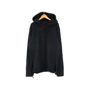 未使用 プルオーバーパーカー HOODIE SWEAT SHIRT フーディー 黒 M タグ付き メンズ