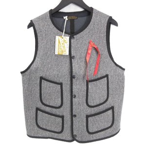 未使用 ビーチクロス ベスト EARLY VEST グレー 40 タグ付き メンズ