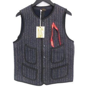 未使用 ビーチクロス ベスト EARLY VEST ネイビー 40 タグ付き メンズ