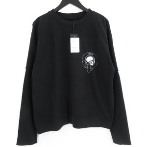 未使用 スウェット MH8213-0117BLK QUILTED SWEATSHIRT 黒 M タグ付き メンズ