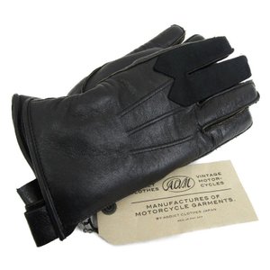 手袋 RACING BOA GLOVES ACV-G01S ボア シープスキン レザー ブラック M メンズ 小物