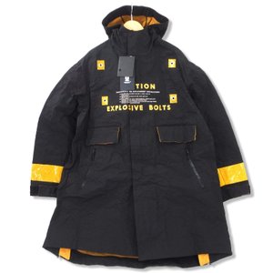 Explosive Bolts Hooded Parka UCV4310-1 モッズコート ブラック 黒 3 タグ付き メンズ