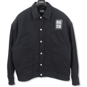 デニムジャケット BIG FIT DENIM JACKET 19AW ビッグフィット オーバーサイズ ブラック 黒 S