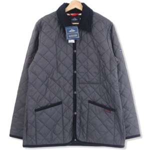 未使用 SAINTJAMES × LAVENHAM キルティングジャケット 9026 RAYDON 紺 L メンズ