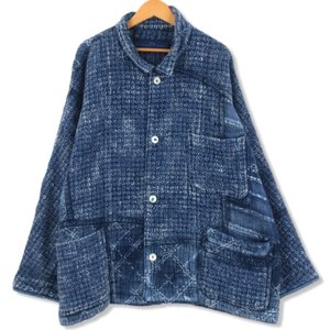 KOGIN JACKET 刺し子 こぎん ジャケット ブルー