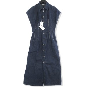 HARD TWIST LIGHT DENIM ONE-PIECE A21SD06LD デニムワンピース インディゴ 1 タグ付