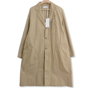 Military Cloth Shop Coat GM201-10060B ミリタリー クロス ショップコート ベージュ 2 メンズ