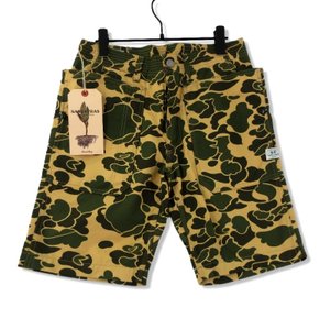 FALL LEAF SPRAYER PANTS 1/2 SF-191458 ショーツ フォールリーフ CAMO S タグ付き メンズ