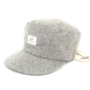 ワークキャップ SF-181413 SEEDS BOX CAP WOOL FLANNEL グレー M 7 3/8 帽子