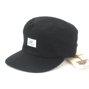 ワークキャップ SF-181413 SEEDS BOX CAP WOOL FLANNEL ブラック 黒 L 7 1/2