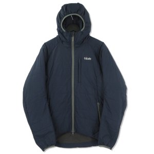 Ketil Jacket ケティル ロゴ フーデッド ジャケット 無地 中綿 ネイビー 紺 XS メンズ 中古