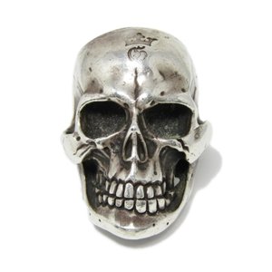 ガボラトリー ラージスカルリング Large Skull Ring with Jaw 