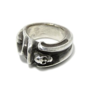 ガボラトリー スモールゴシックスカルリング Small gothic skull ring