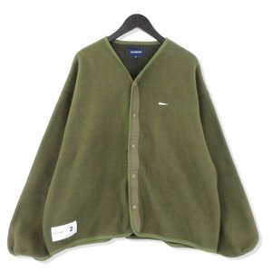 212ATDS-CSM34 KNOT FLEECE CARDIGAN