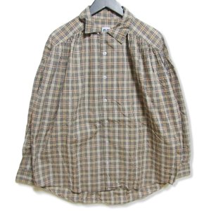 長袖シャツ チェック ペインターシャツ paintershirt 