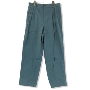 COTTON / LINEN 3TUCK TROUSERS 213080