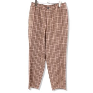 checked wool-amundsen drawstring easy pant ONFL-UM221 