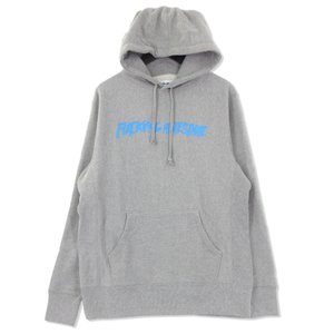 プルオーバーパーカー STAMP LOGO HOODIE フーディー プリント ロゴ グレー