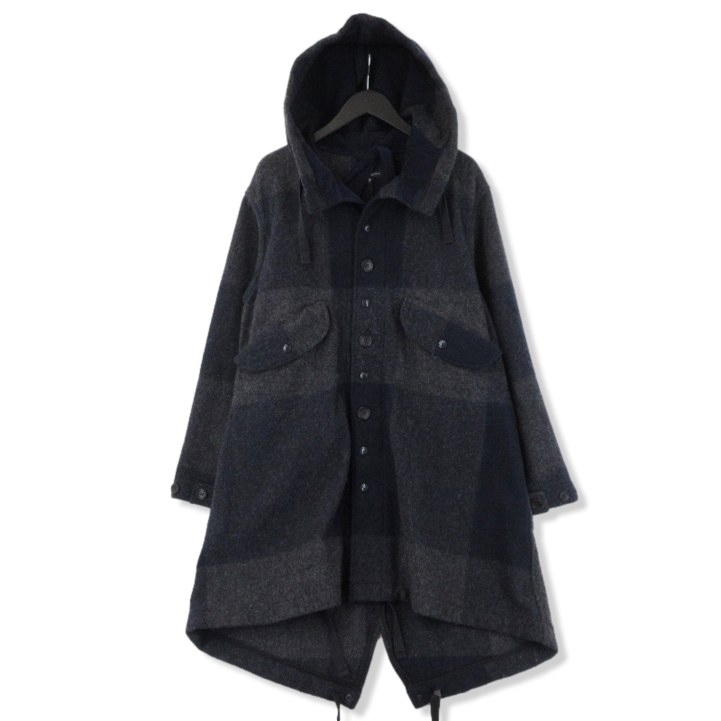 エンジニアードガーメンツメルトンコート Highland Parka Big Plaid Melton買取