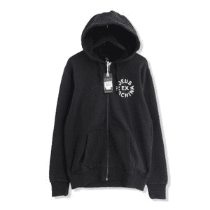 未使用 ジップパーカー DMA58996 CIRCLE LOGO HOODY 黒 S