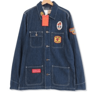 未使用 SOUVENIR CHORE JACKET DMP206460 デニムジャケット インディゴ M タグ付