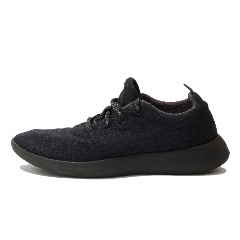 オールバーズMen's Wool Runners Natural Black (Black Sole)買取