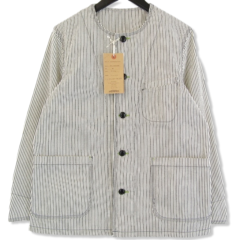 アンドファミリーCollarless Hickory Jacket JK-2108663HK買取