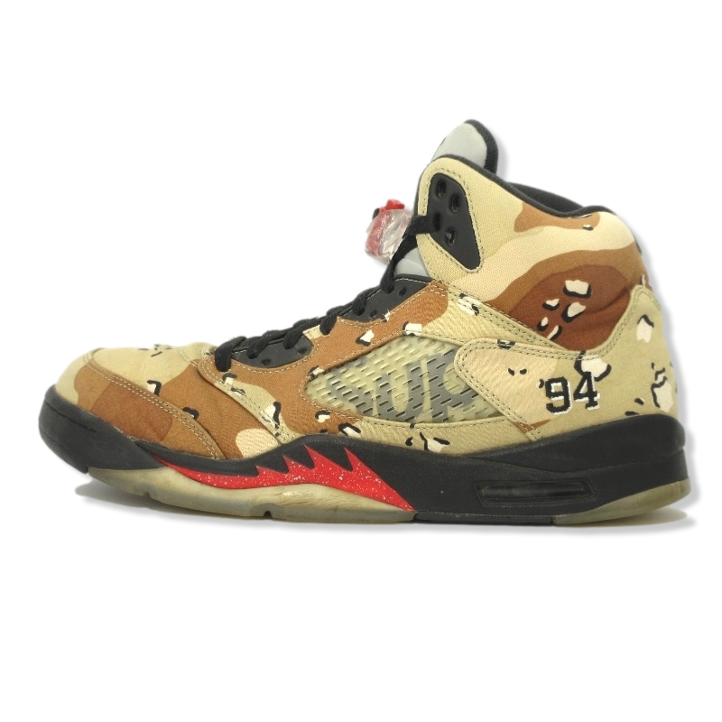 ナイキAIR JORDAN 5 RETRO DESERT CAMO 824371-201買取