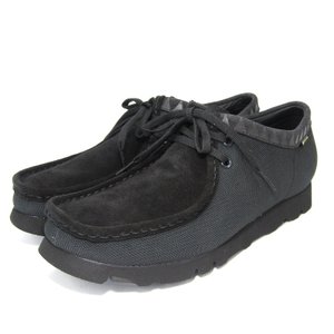 未使用 Clarks × NEIGHBORHOOD クラークス ネイバーフッド WALLABEE GORE-TEX ワラビー ゴアテックス 黒 UK8.5 箱付シューズ