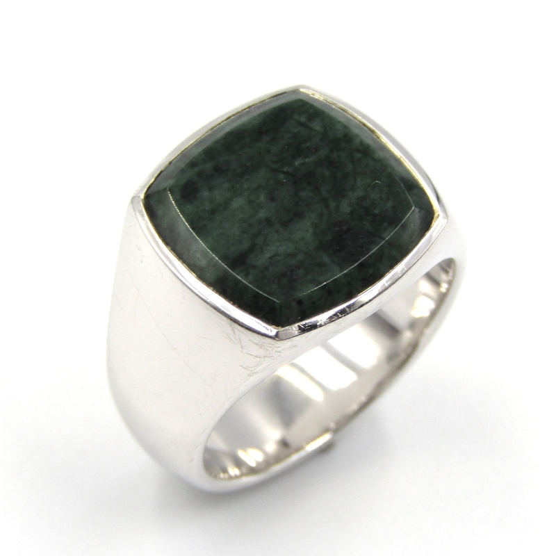 トムウッドリング Cushion Green Marble RING #54買取