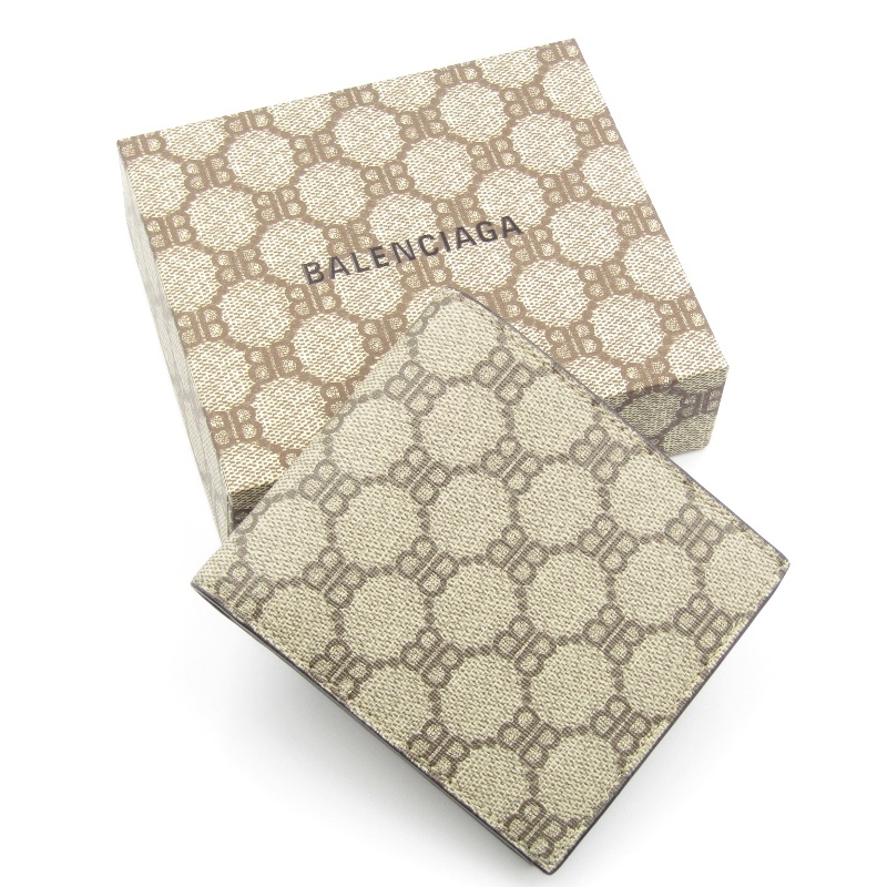 バレンシアガ グッチ 二つ折り財布 680403 2103Z 0001 BI-FOLD COIN