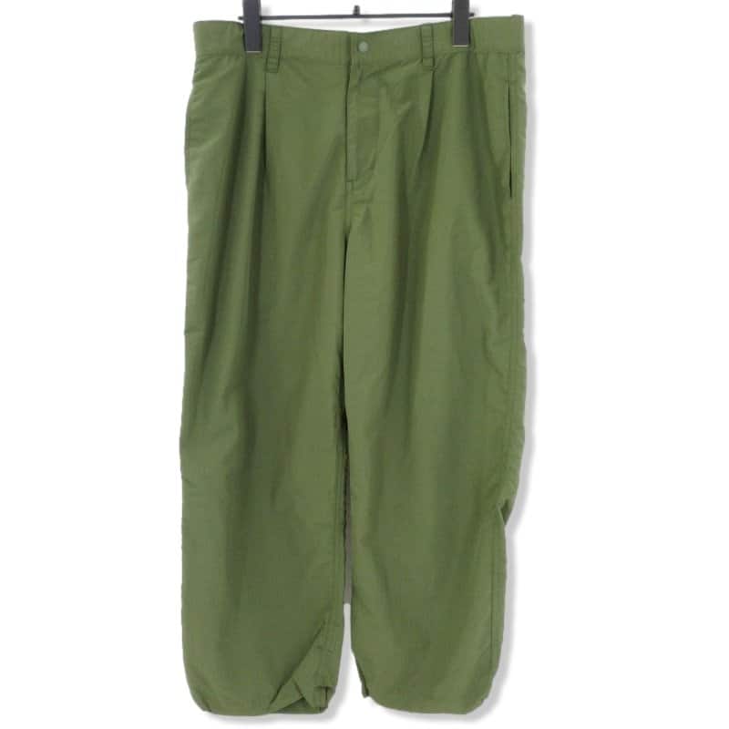 PT-0810 1タック SUPPLEX WIDE PANT オリーブ L メンズ