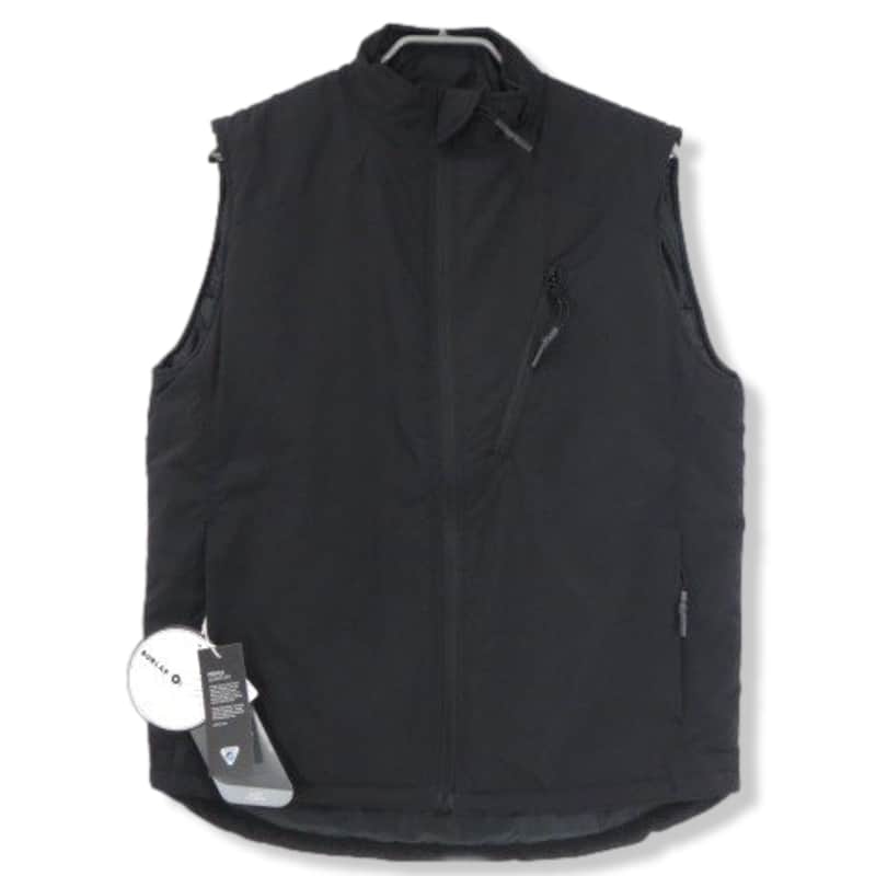 未使用 FULL ZIP VEST ナイロンベスト ブラック 黒 S メンズ