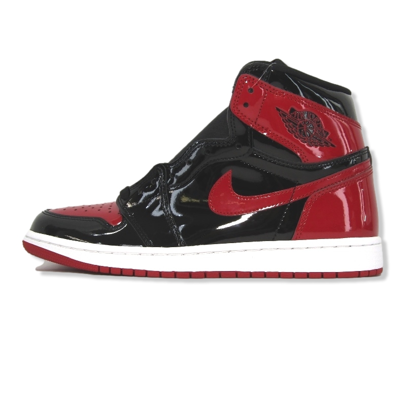 ナイキAIR JORDAN 1 HIGH OG PATENT BRED 555088-063買取