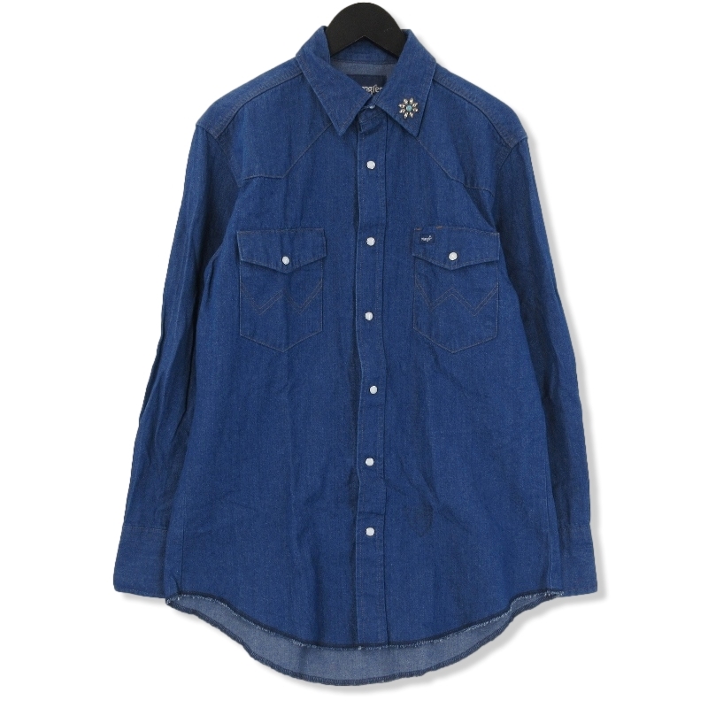 スタンダードカリフォルニアデニムシャツ HTC Wrangler Western Shirt #FL Turquoise買取