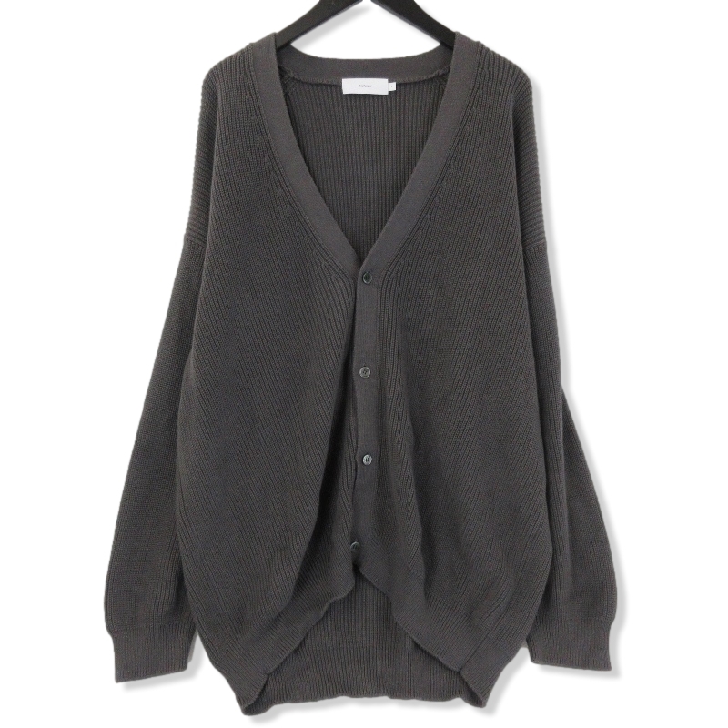 グラフペーパーsuvin loose rib cardigan 22SS買取