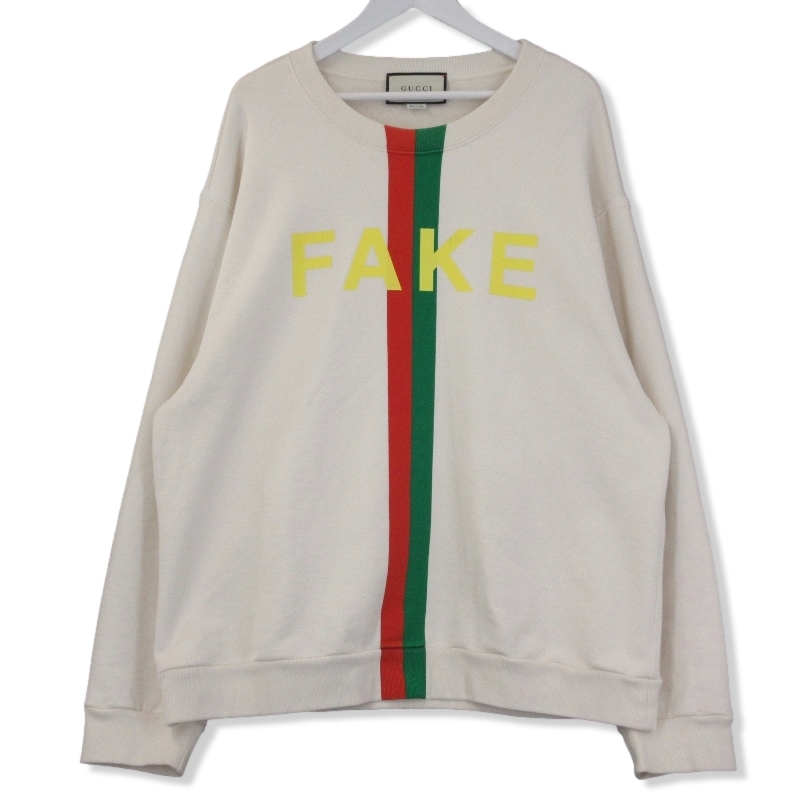 グッチ長袖スウェット Fake/Not Print Sweatshirt買取