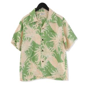 アロハシャツ SS38795 RAYON HAWAIIAN SHIRT 東洋 グリーン