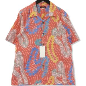 アロハシャツ SS38688 SLUBYARN S/S OPEN SHIRT LEI HAWAIIAN