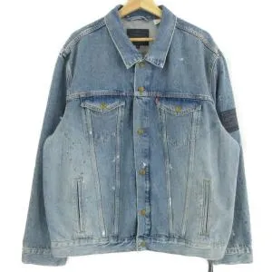 リーバイス デニムジャケット KITH denim trucker jacket ダメージ加工 Gジャン キス