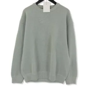 crepuscule クレプスキュール セーター 2001-012 moss stitch L/S sweat