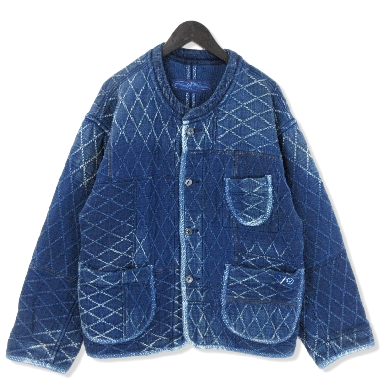 ポータークラシック18AW KENDO DIAMOND PATTERN PATCHWORK NO-COLLAR JACKET PC-001-964買取