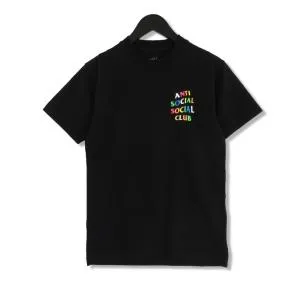 RAINBOW BLACK T-SHIRT 19SS