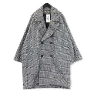 is-ness イズネス 20AW ビッグコート 2020AWCOAT01 BIG COAT C.GLENCHECK